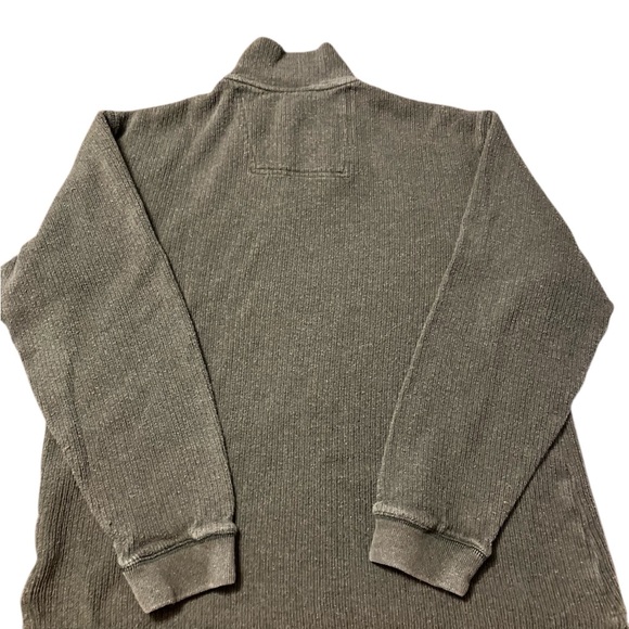 Van Heusen Studio Knit 1/4 Zip Pullover – Green – Size M - Picture 6 of 10